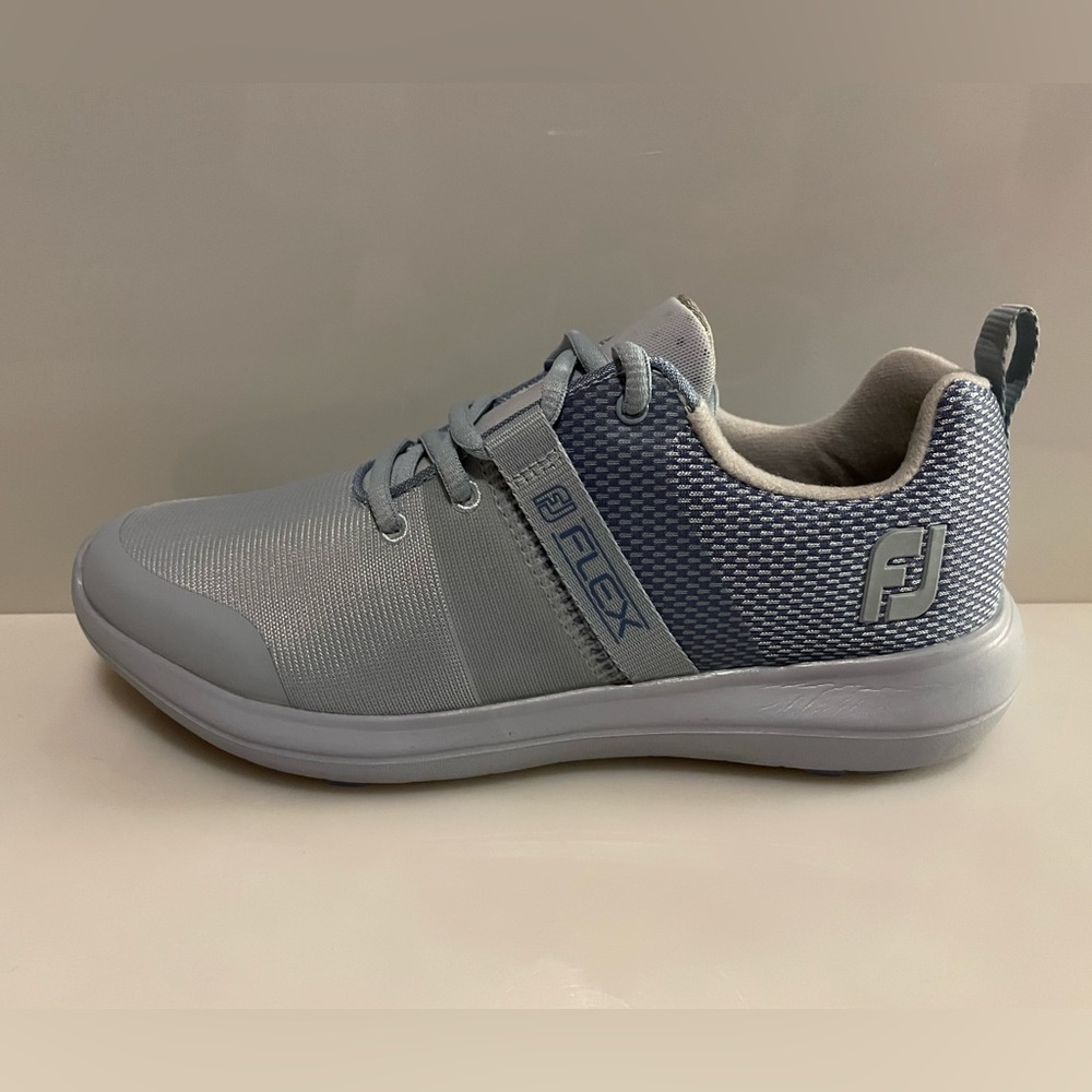 New FootJoy FJ Flex Blue/Grey Golf Shoes - Womens Size 6